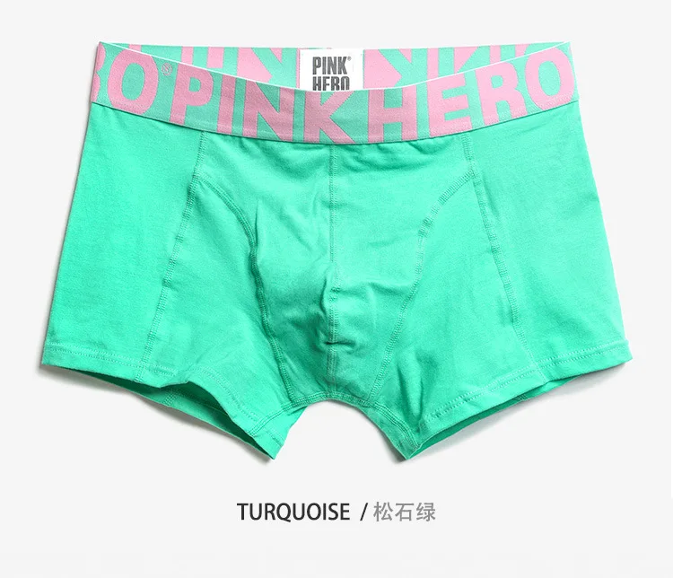 Pinkhero, мужское одноцветное нижнее белье, боксеры, мужское нижнее белье, боксеры, мужские трусы, cueca masculina, сексуальные трусы-боксеры