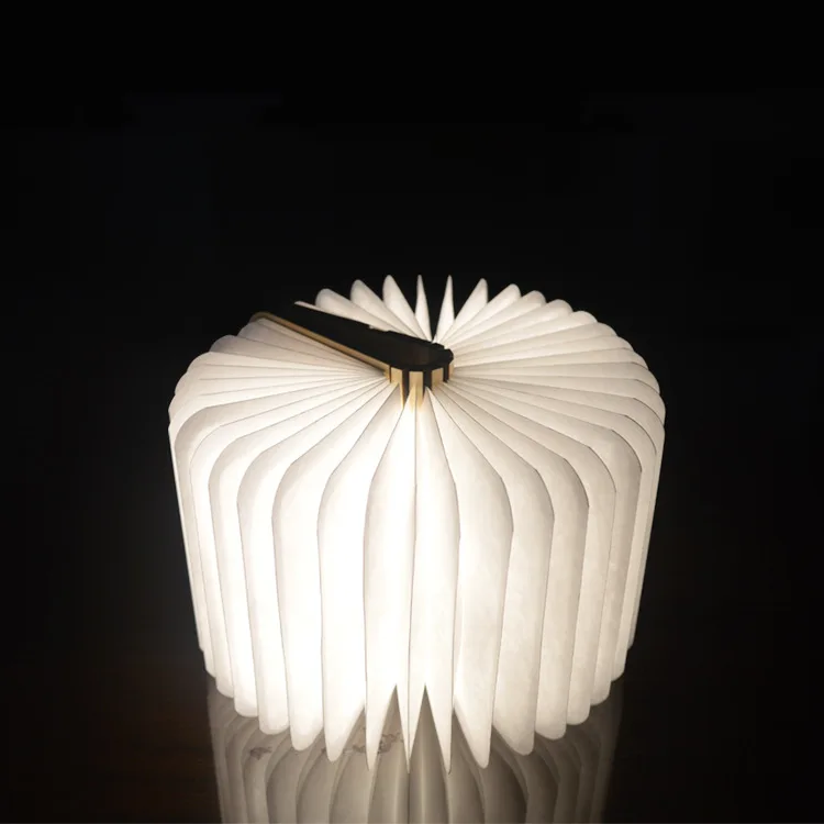 Новые креативные деревянные складные страницы Led форма книги ночник освещение лампа портативный книжный свет USB Перезаряжаемый от AliExpress RU&CIS NEW