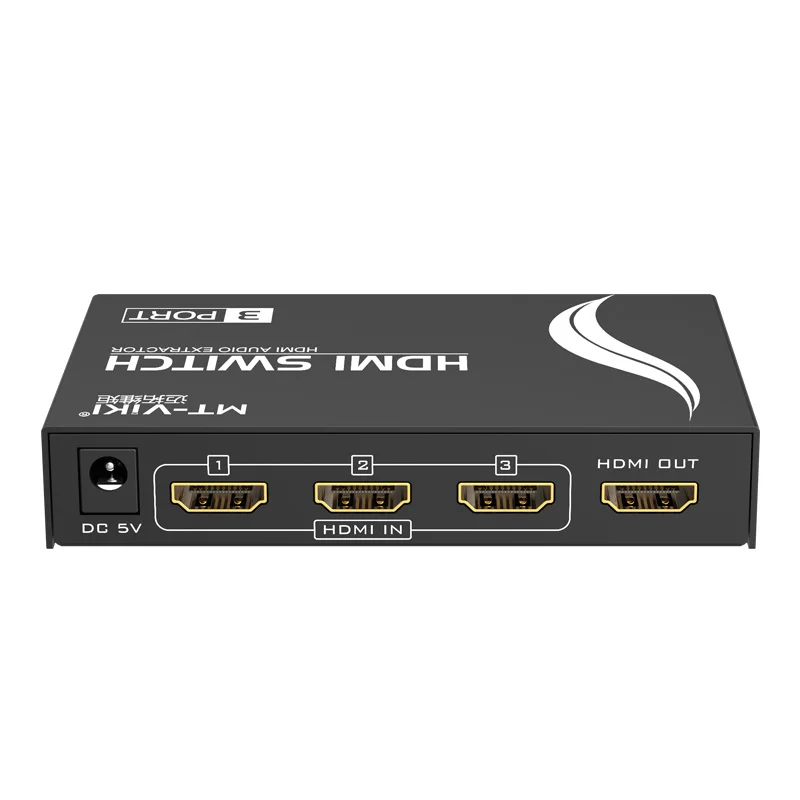 Переключатель HDMI для порта 3/5 4 K 2 с аудио декодером экстрактор стерео L/R Toslink