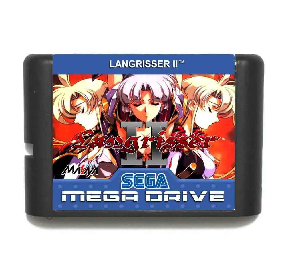 Langrisser II 16 бит MD карточная игра для Sega игры Mega Drive Genesis | Электроника