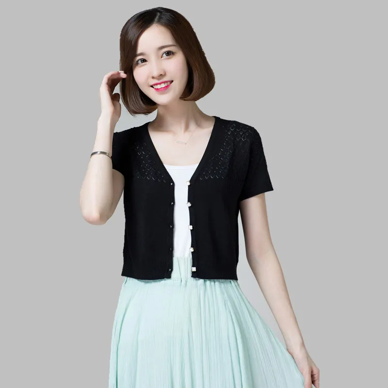 Новинка летняя и весенняя женская тонкая трикотажная блузка с вырезами рубашка