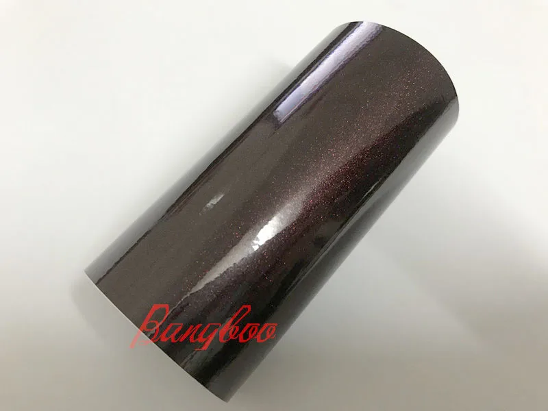 

1.52x18m Glossy Electro Metallic Black Rose Car Wrap Vinyl Car Decoration Film Metallic Car Wrap