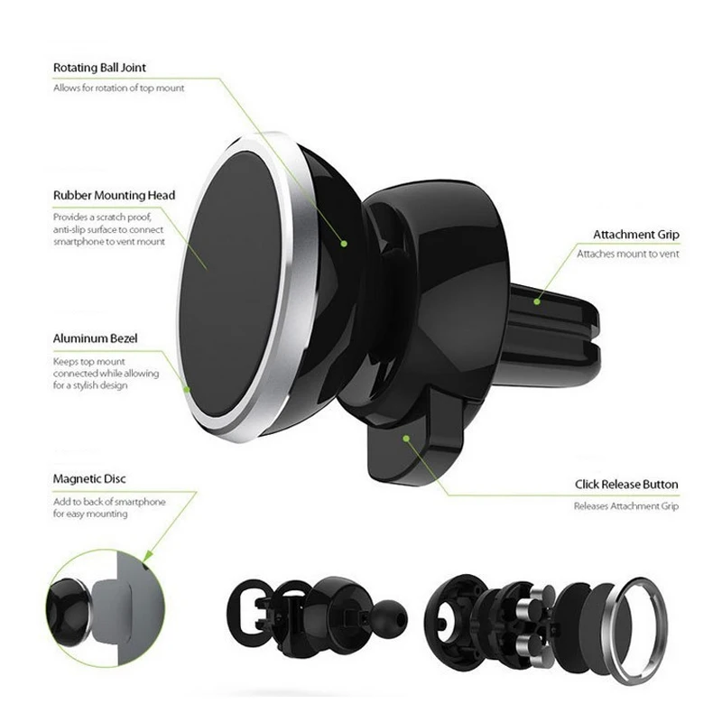 5 шт. автомобильный магнитный держатель для телефона|Подставки и держатели| |