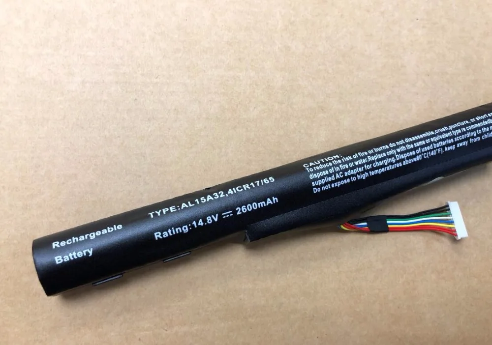 AL15A32 4ICR17/65 ноутбук Батарея для Acer E5 422G 472 473 522 532 532T 573 722 ES1 420 V3 574TG 772|Аккумуляторы