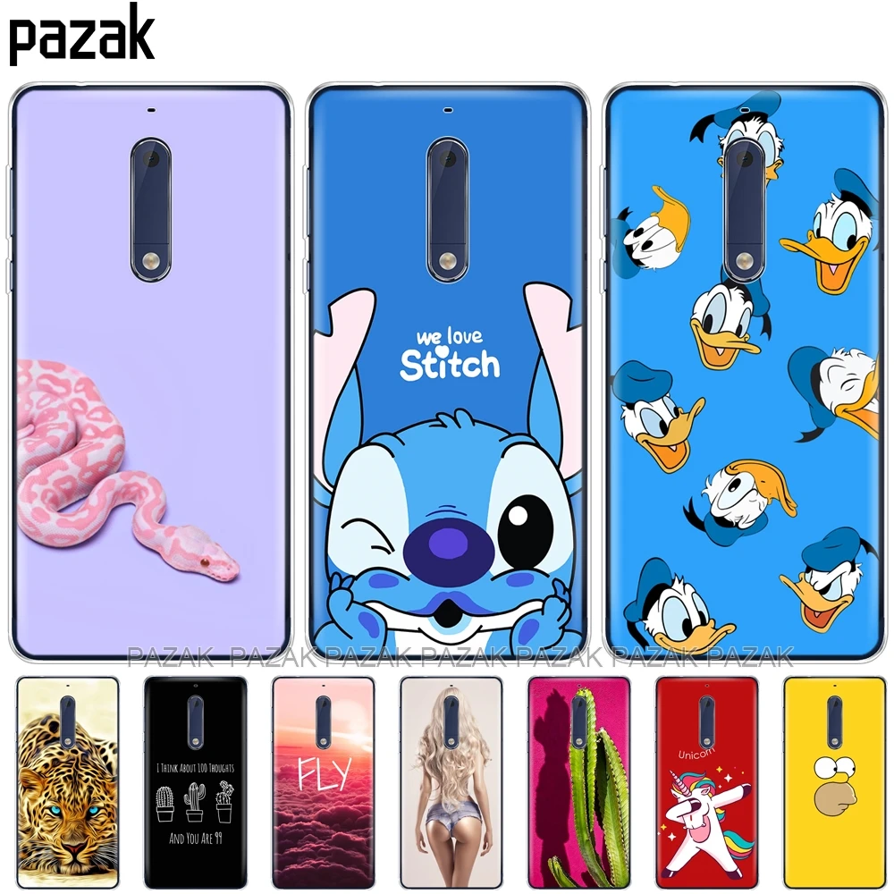Силиконовый чехол для Nokia 1 2 2,1 3 3,1 5 5,1 plus Мягкий ТПУ задняя крышка trnsparent противоударный чехол Бампер корпус pop