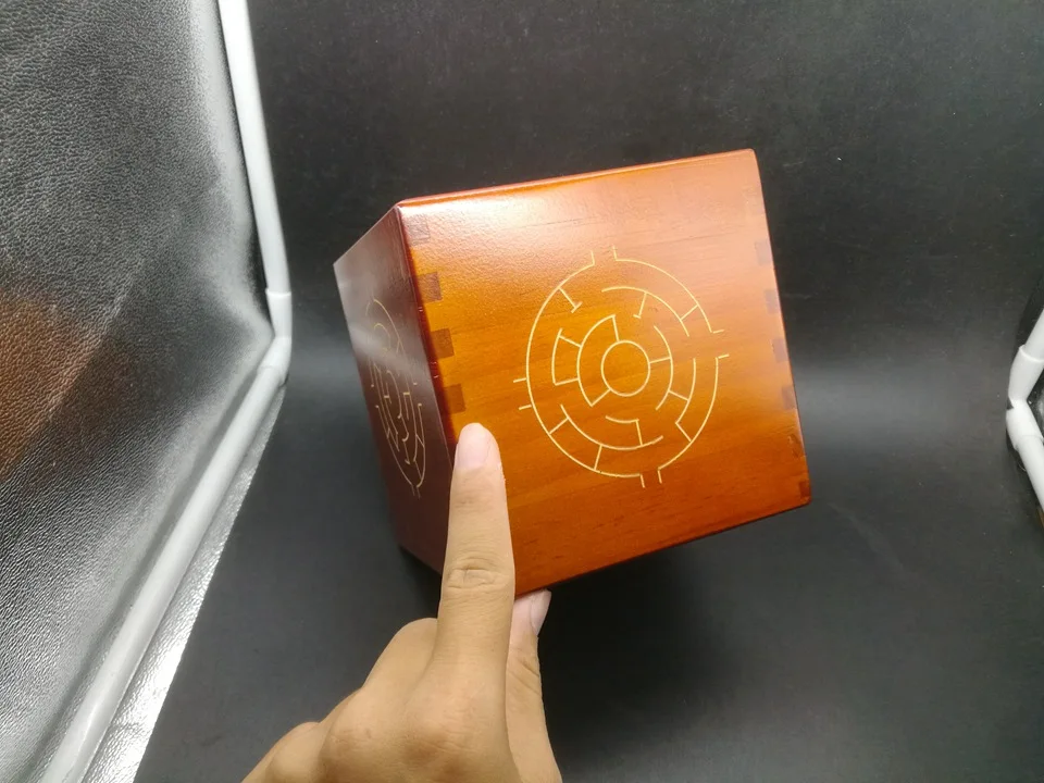 Деревянная жесткая головоломка, коробка, сложная 3D лабиринт, головоломка, игра, игрушка, новинка, монета, копилка, подарок для детей
