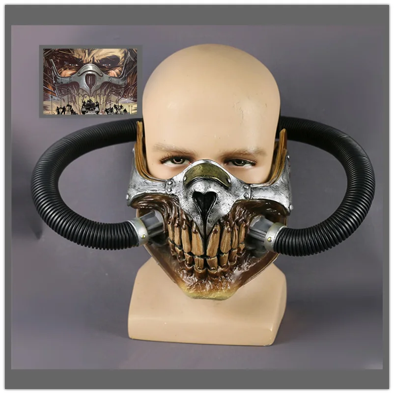 Новинка маска Mad Max для шлема в стиле панк дьявола реквизит косплея аксессуары из