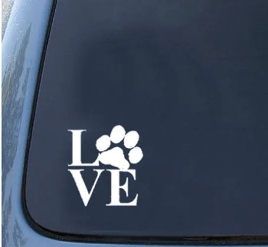 Лидер продаж милые водонепроницаемые наклейки на автомобиль с принтом лапы