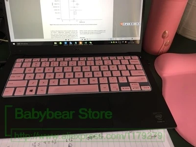 2017 Клавиатура для ноутбука силиконовый защитный чехол клавиатуры протектор Dell 13