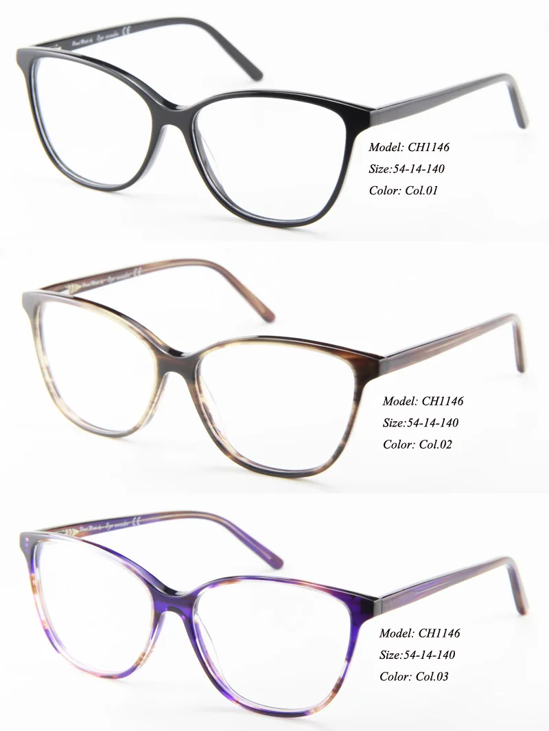 Глаза чудо Женские оправы для очков ацетат близорукости глаз|glasses frame|acetate glasses