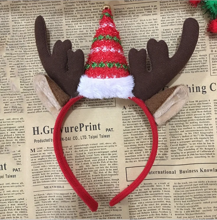 

Christmas Decoration Adult And Children Toys Creative Headwear Ear Antler HairBands