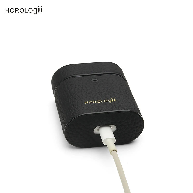 Horologii обычай имя бесплатно Германия телячья кожа для AirPod Роскошный чехол