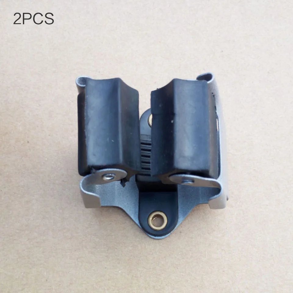 2pcs Broom Holder Пластиковый держатель для швабры, настенный держатель для швабры, органайзер для швабры, щетка, метла, вешалка/держатель и садовый инструмент, органайзер для гаража - Цвет: 2pcs Broom Holder