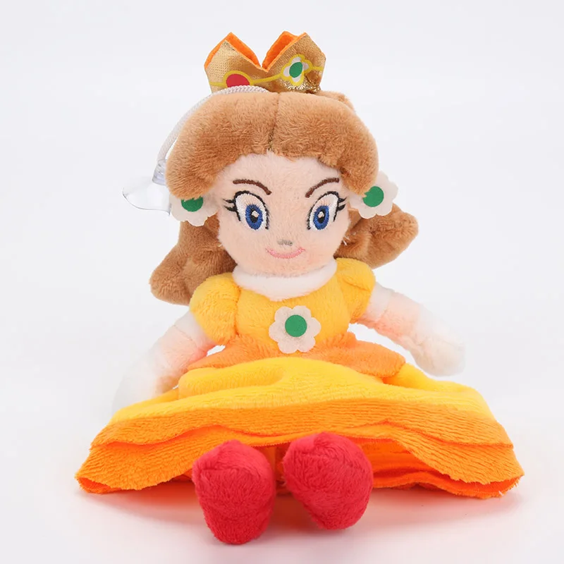 orange princess Игра 25 см Super Mario Bros Luigi Йоши, мягкая плюшевая игрушка фигурка Косплей Runing Yoshi животные куклы игрушки peluches bebe - Цвет: orange princess