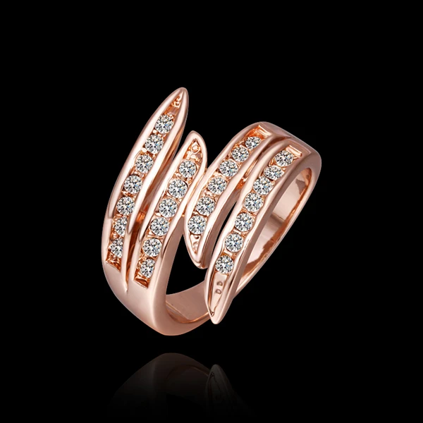 Valen Bela новинка 2016 Rose Gold Filled горный хрусталь кубический цирконий Кристалл