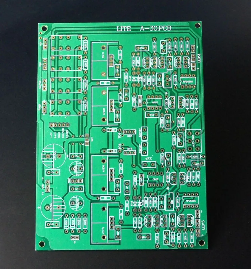 

LITE A30 transistor preamp PCB bare board DC Pure Class A preamp PCB