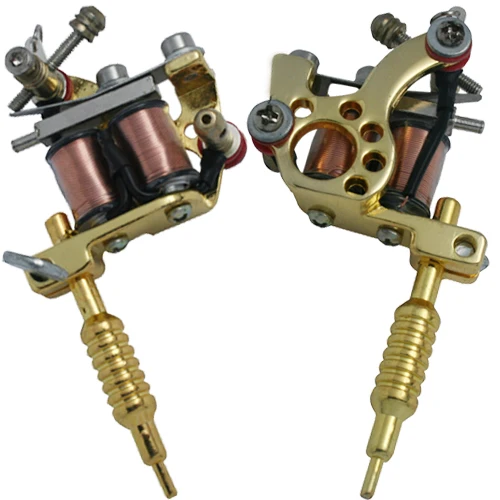 Тату машина пистолет ожерелье Серебряный тон Винтажный стиль 1 шт. мини тату