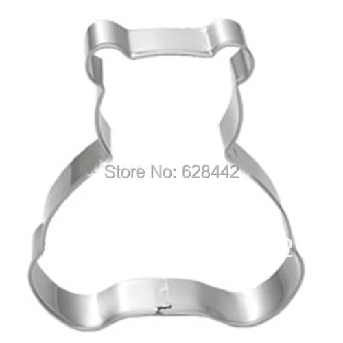 Новое поступление гибкая фондант милый медведь ну вечеринку торт / печенье кекс