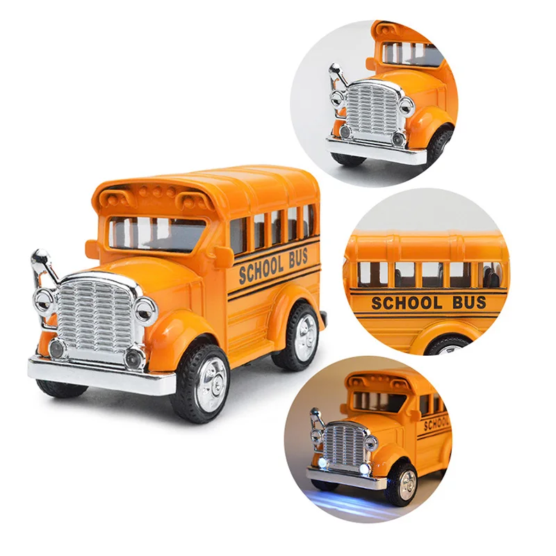 Hommate моделирование 1/43 Ретро винажные Классические мини школьный автобус