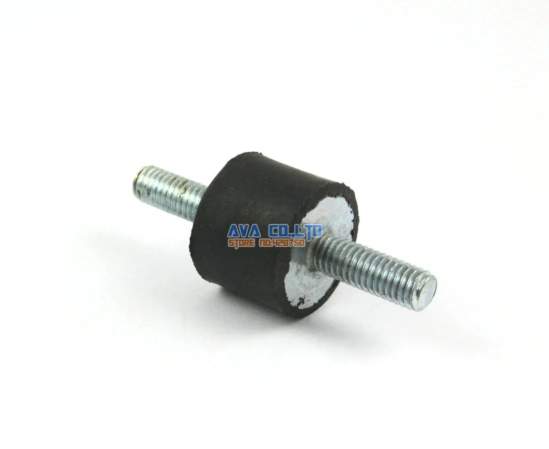 

10 шт. 20*15 мм M6 * 17 мм двойной конец Мужской резиновый антивибрационный фиксатор