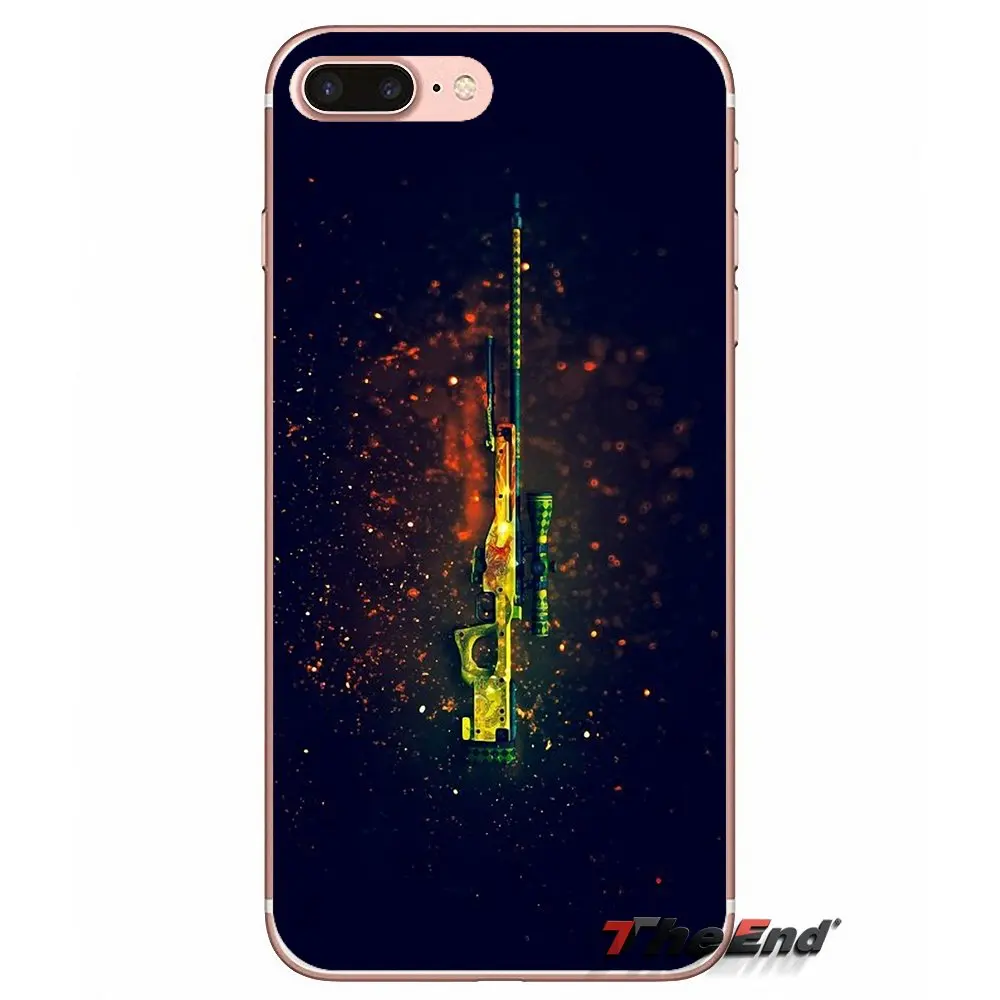 Мягкий силиконовый чехол counter strike CS GO guns для Huawei P Smart Y6 Pro P8 P9 P10 Nova P20 Lite Mini 2017 SLA-L02