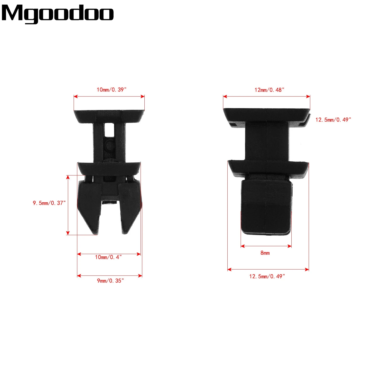 10 шт. автомобильные заклепки зажимы для багажника накладки пластиковые застежки