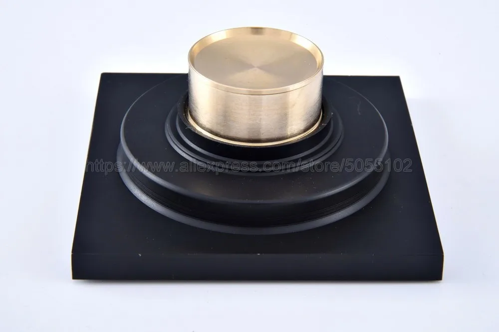 Сливы 10*10 см масло втирают бронзовый Душ слив пола дезодорант для ванной комнаты