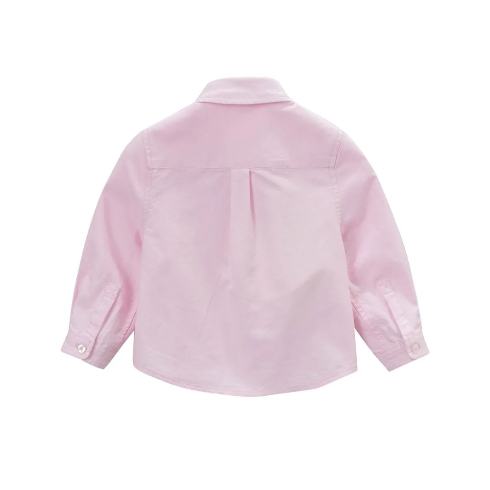 Рубашки для маленьких мальчиков повседневные розовые DB5010 | Детская одежда и