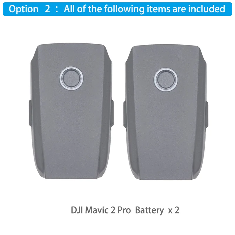Option 2 DJI Mavic 2 Pro/Zoom батарея 31 минут защиты времени полета особенности Интеллектуальная батарея полета для DJI Mavic 2 Pro Drone - Цвет: Option 2