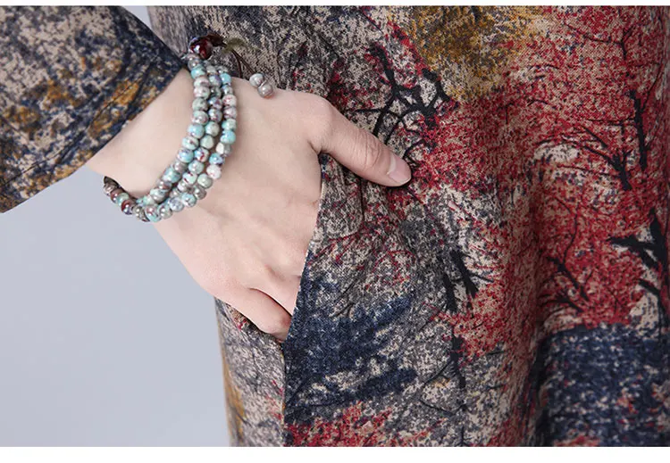 Весеннее женское платье в стиле ретро новинка 2020 повседневное средней длины с