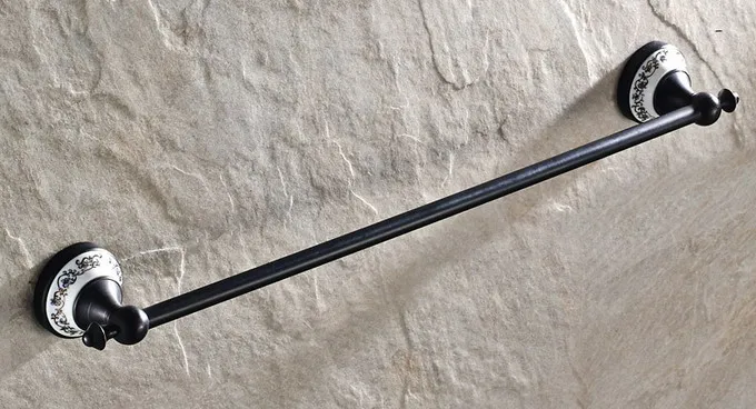 Черные латунные настенные держатели для полотенец Cba057|bar towel holder|towel bar holdertowel |