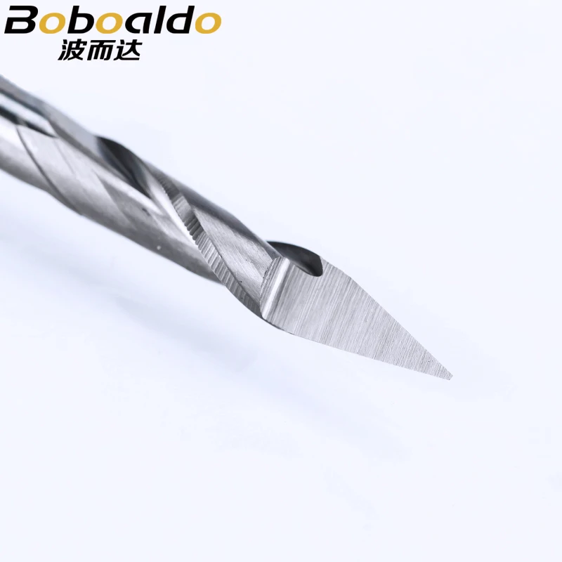 Спиральный фрезерный станок с 2 канавками 4 мм 5 шт./лот фреза ЧПУ для дерева нож