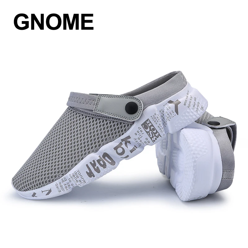 GNOME/Новинка года; летние шлепанцы; мужские модные пляжные сандалии; легкие шлепанцы для мужчин; уличная камуфляжная Мужская обувь; Тапочки