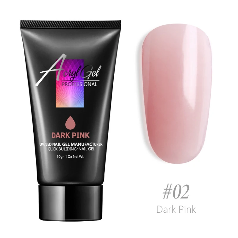 30ML Dark Pink Sexymix цвета 30 г кристаллический удлиняющий УФ-гель для наращивания ногтей светодиодный гель для дизайна ногтей Маникюрные наконечники желе акриловый строительный УФ-гель для ногтей - Цвет: 30ML Dark Pink