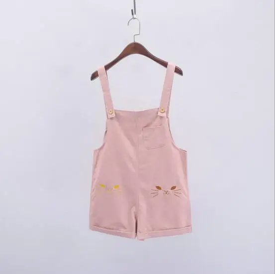 Женские летние шорты комбинезоны без рукавов на бретельках комбинезон для