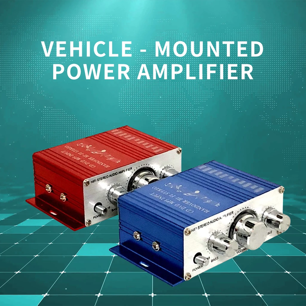 Оригинальный Автомобильный небольшой усилитель мощности HY2001 Hi-Fi Авто