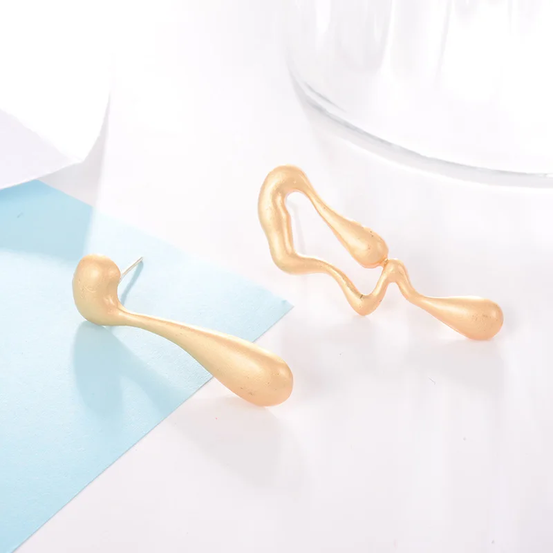 Shineland Гипербола Стиль золото Цвет серьги стержня для Для женщин Модные украшения