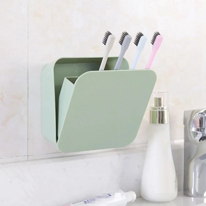 Настенный Органайзер пластиковая коробка для зубных щеток органайзер макияжа