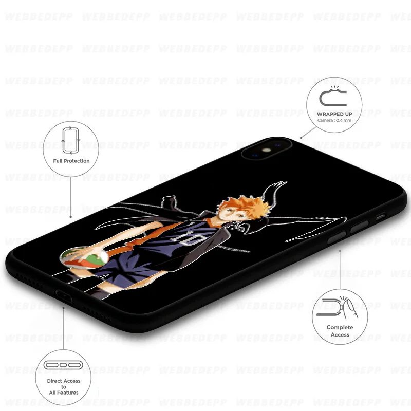 WEBBEDEPP Haikyuu Anime Soft Case for Xiaomi Mi 9T 9 8 SE 6 A1 A2 A3 Lite MiA1 MiA2 MiA3 F1 MAX 3 Mi8 CC9E CC9 |
