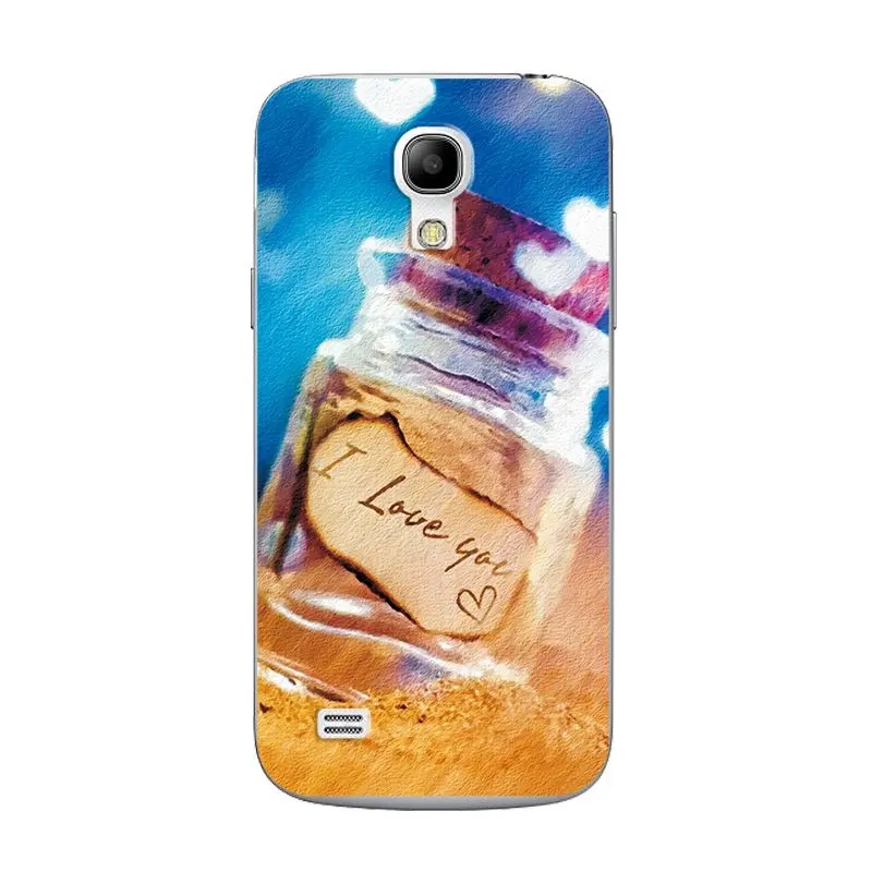 W81 Мягкая Силиконовая обложка чехол для samsung Galaxy S4 Mini/S4Mini GT-I9190 i9195 i9192 картина TPU с рисунком Сердце чехол в виде ракушки 4,3 дюймов - Цвет: W81