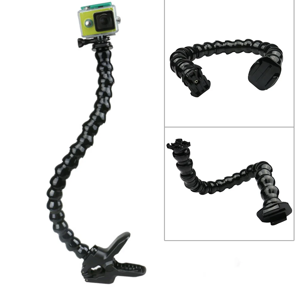 45 см штатив с прищепкой и регулируемая Шея для GOPRO аксессуары для Камера GOPRO Hero 1/2/3/3+/4 5 sj4000/5000/6000 мини штатив-Трипод