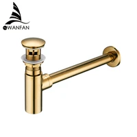 luxury bottle trap brass round siphon oil rubbed bronze black p trap bathroom vanity basin pipe waste with pop up drain wf 6920