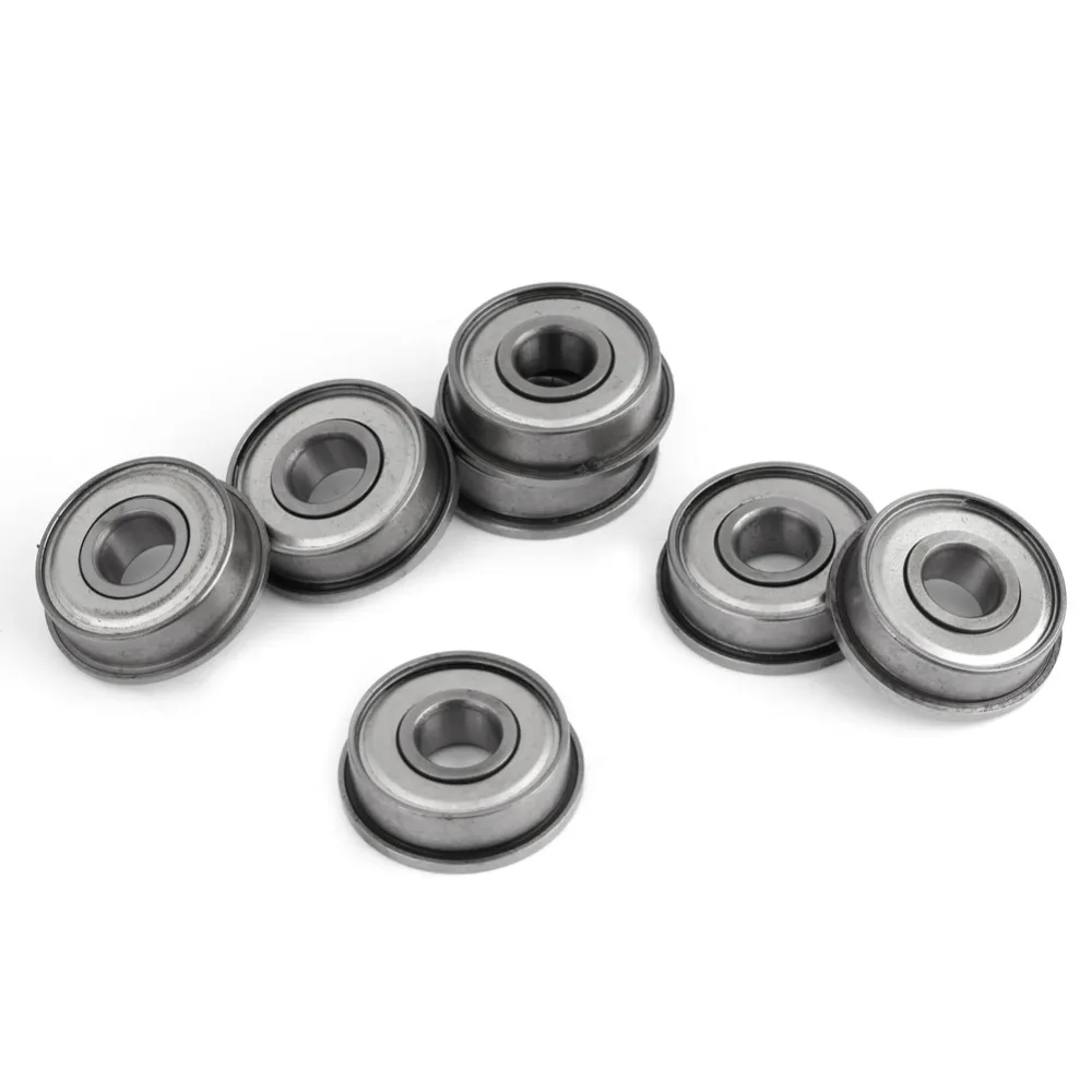 

8x22x7mm 10pcs/lot F608ZZ Double Shielded Steel Flanged Miniature Ball Bearings Steel