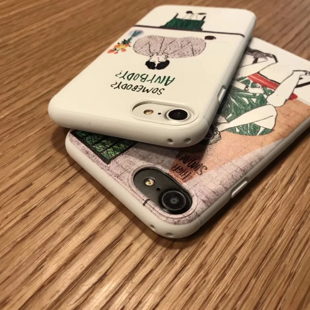 Туманно красоты для iPhone 7 Plus чехол новый милый Любители мягкие silicagel TPU 6 плюс S 6splus