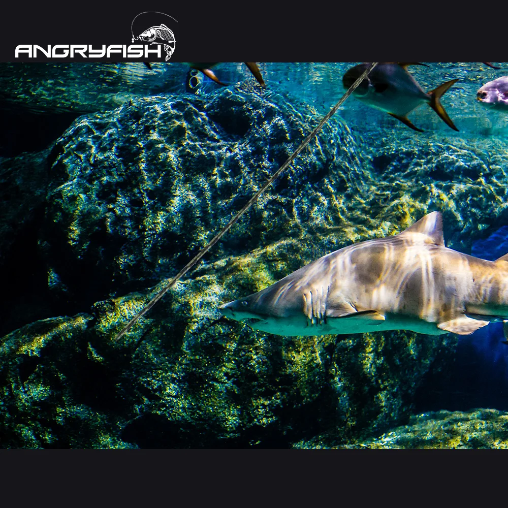 Angryfish 4 нити плетеная леска 100 м 300 м 500 м камуфляжная зеленая ПЭ плетеная леска 0,4#-6,0# ПЭ плетеная многофиламентная леска 10-60LB