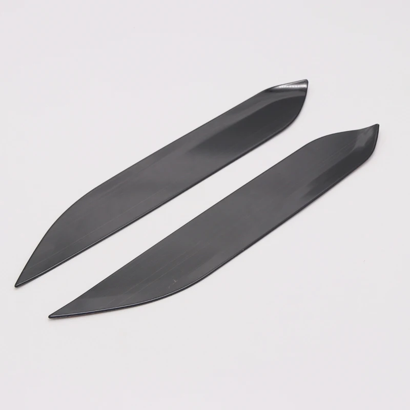 

Для Peugeot 3008 5008 GT 2017 2018 2019 2020 2021 внутренняя консоль из нержавеющей стали, декоративная крышка переключения передач, 2 шт., Стайлинг автомобиля