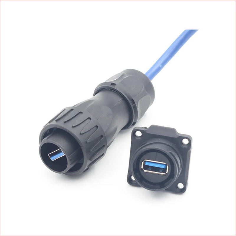 10 шт. IP67 USB3.0 водонепроницаемый разъем USB водонепроницаемая Авиационная вилка и