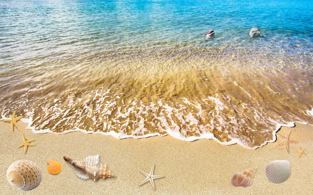 Современные шторы с принтом занавески для гостиной спальни фото пляжные окна