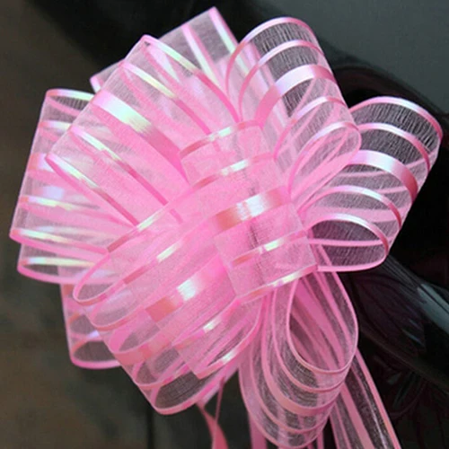 10 шт. 50 мм лента из органзы для свадебной вечеринки украшение автомобиля DIY