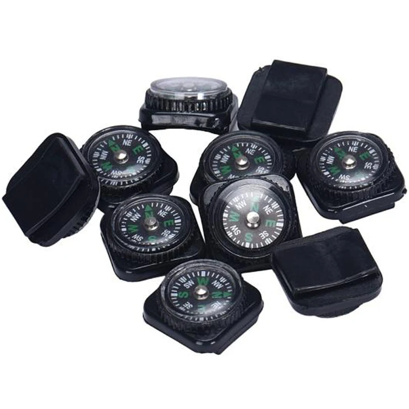 Экономически эффективный 10 шт Мини Компас для продажы паракордового Браслета